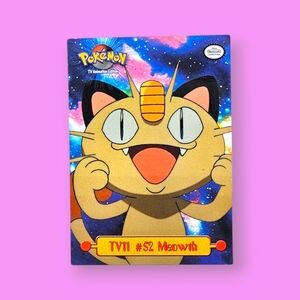 Pokemon 1999 TOPPS TV11 Meowth #52 TV Animation Edition Card